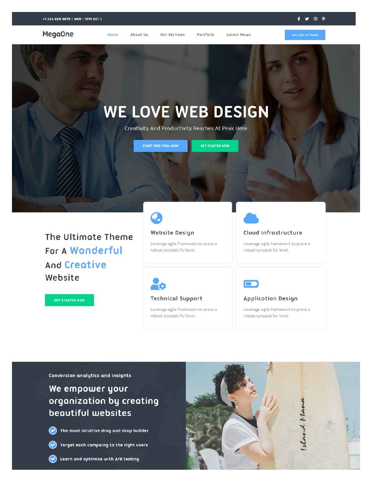 Corparate Business HTML5 Templete